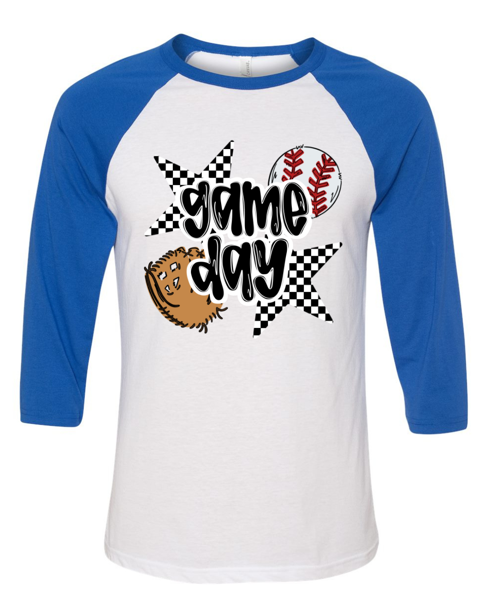 BASEBALL GAME DAY RAGLAN TEE