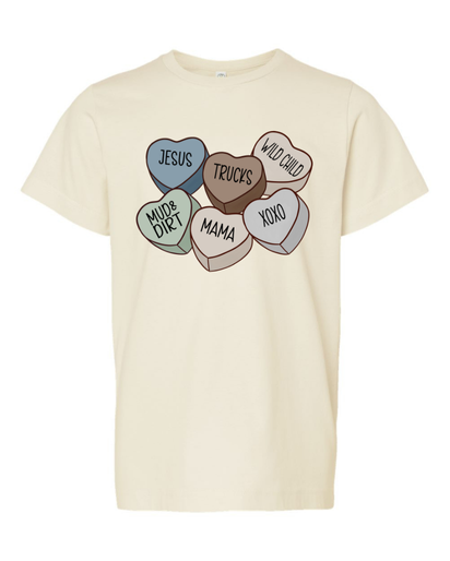 BOYS CANDY HEARTS TEE