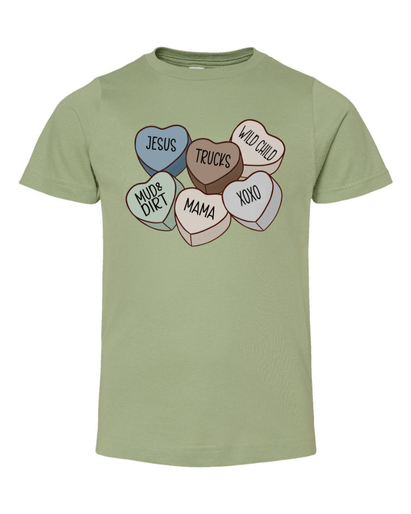 BOYS CANDY HEARTS TEE