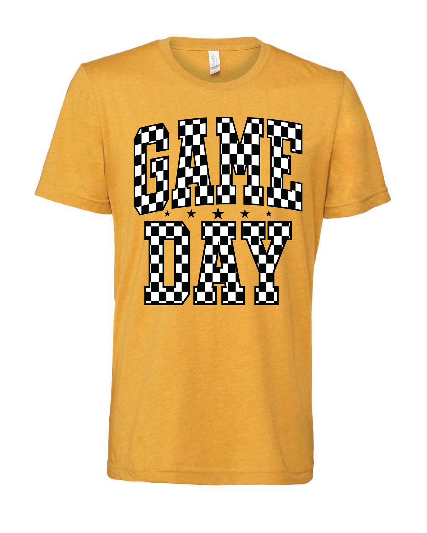 CHECKERED GAME DAY TEE - ADULT