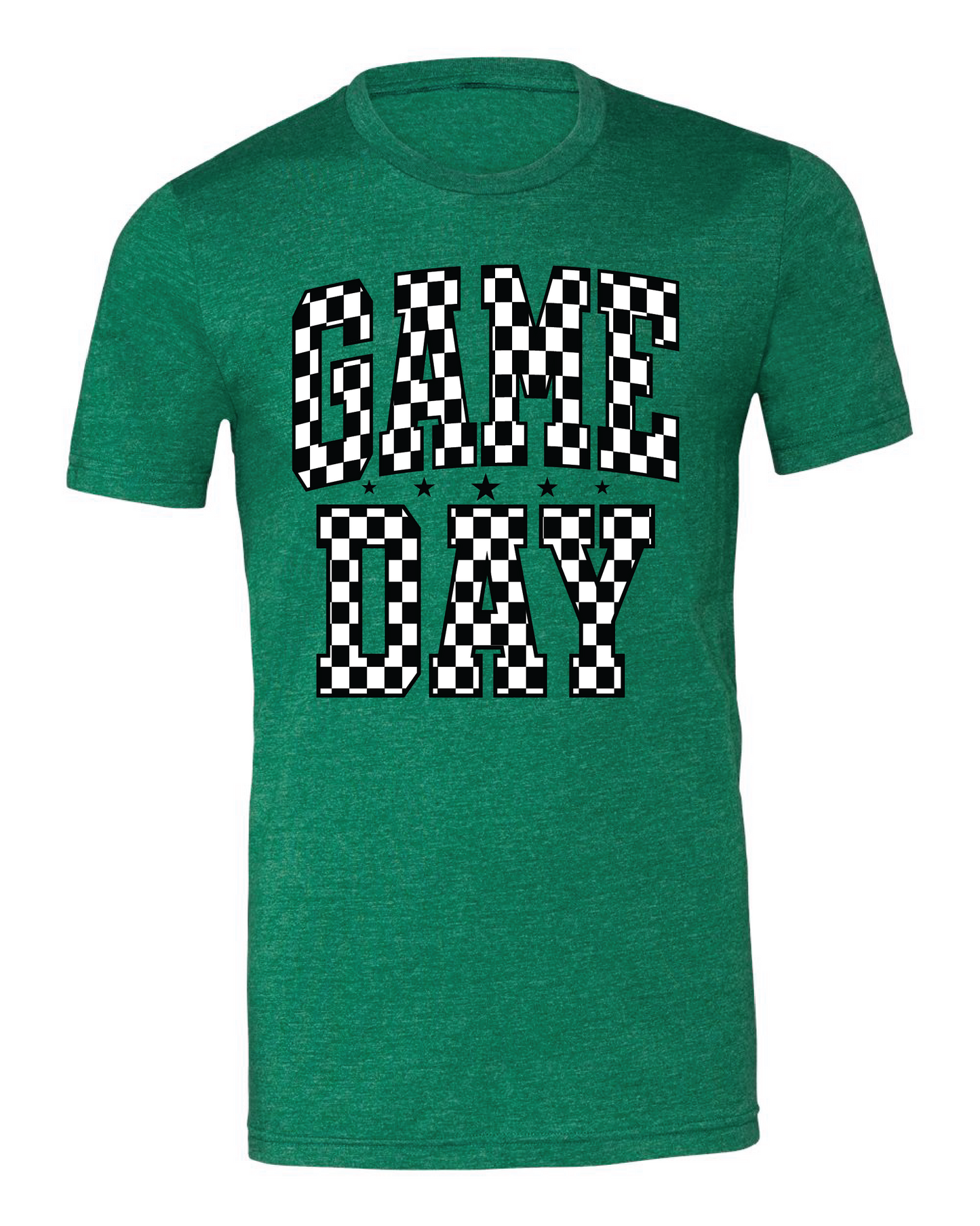 CHECKERED GAME DAY TEE - ADULT