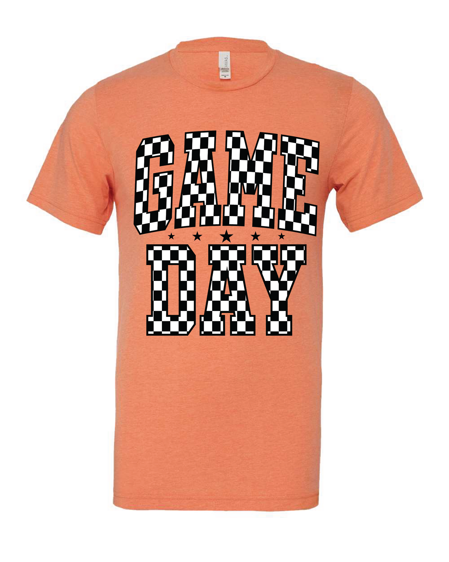 CHECKERED GAME DAY TEE - ADULT