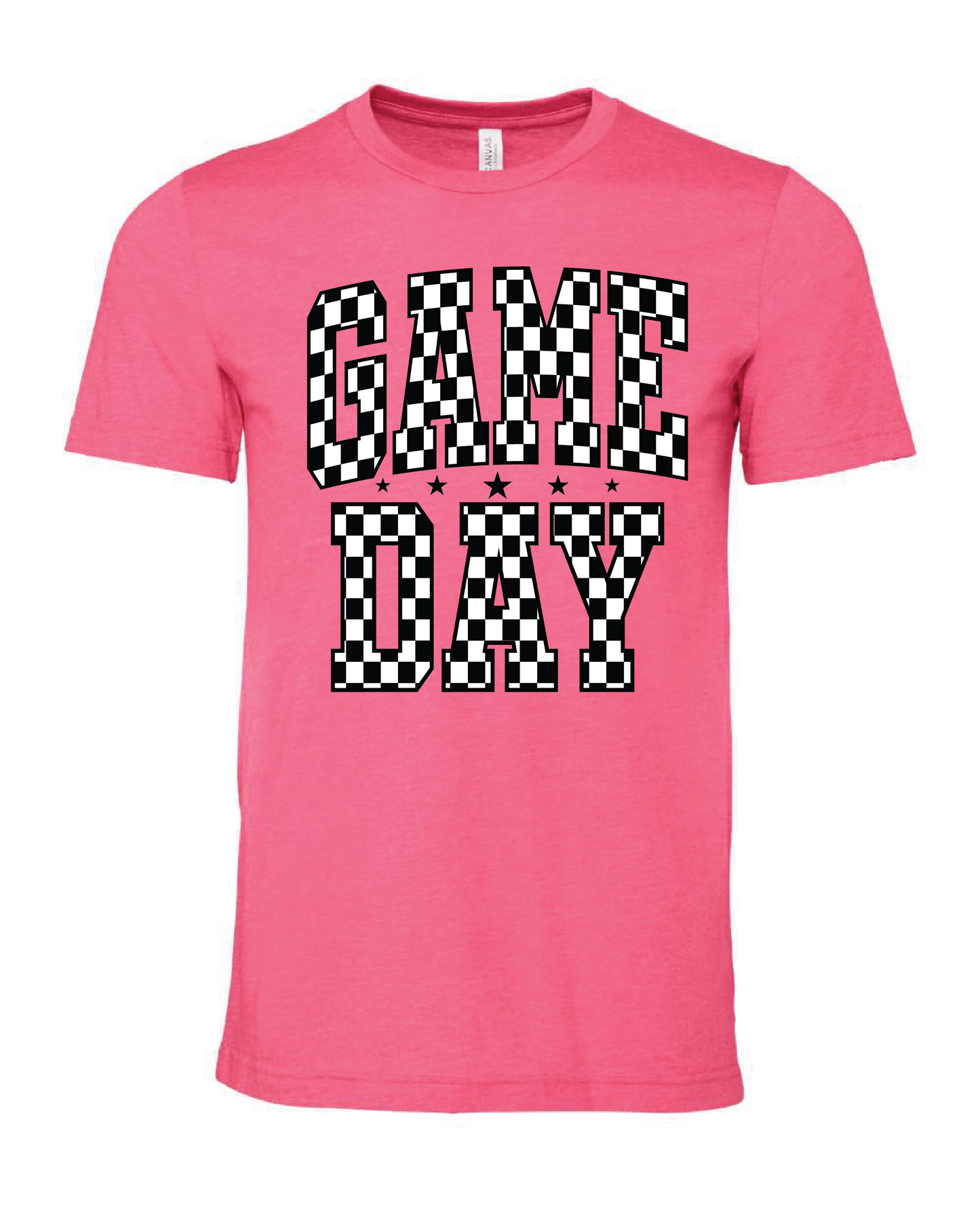 CHECKERED GAME DAY TEE - ADULT