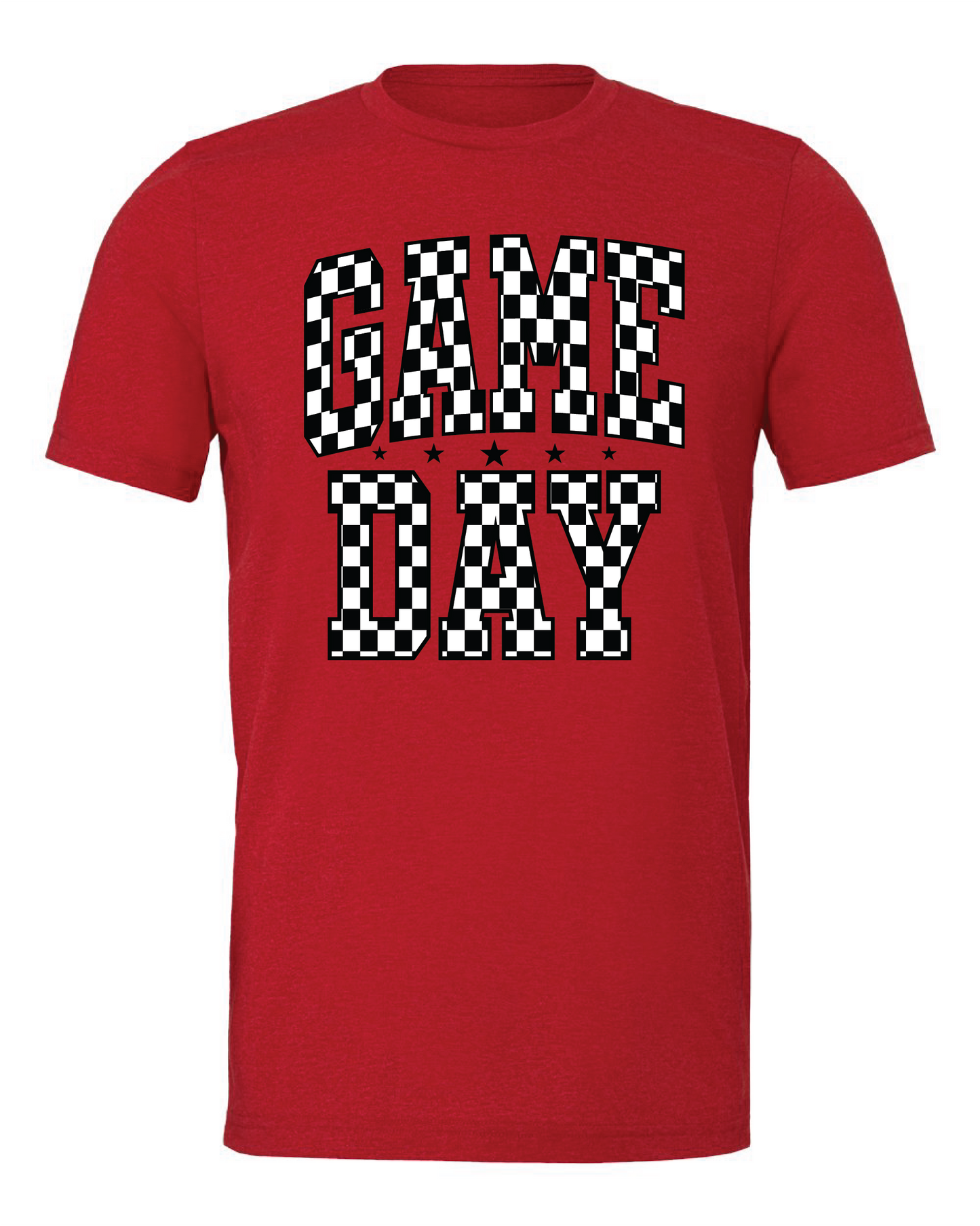 CHECKERED GAME DAY TEE - ADULT