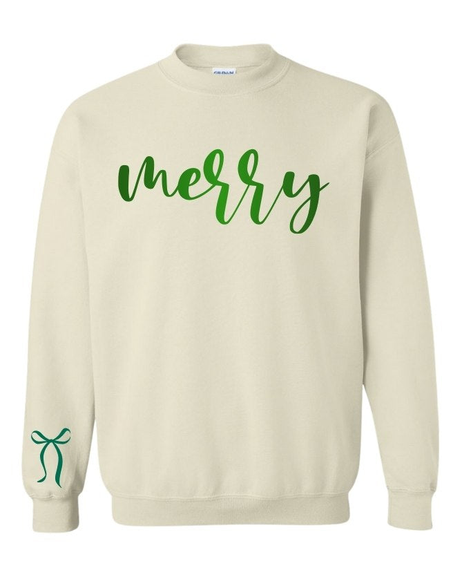 METALLIC PUFF MERRY CREW