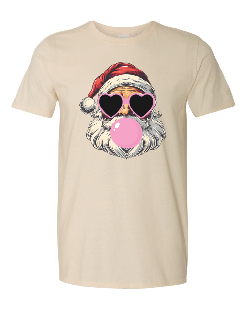 BUBBLEGUM SANTA TEE