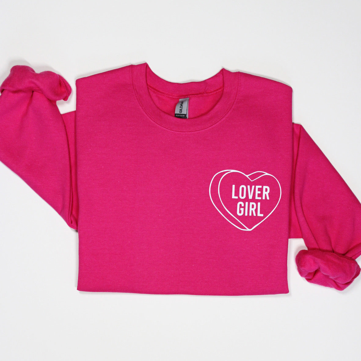 CANDY HEART CUSTOM SWEATSHIRT