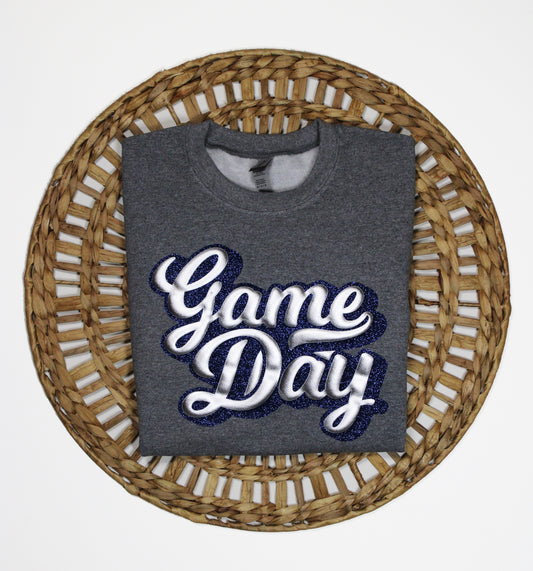 GAME DAY METALLIC PUFF TEE - ADULT